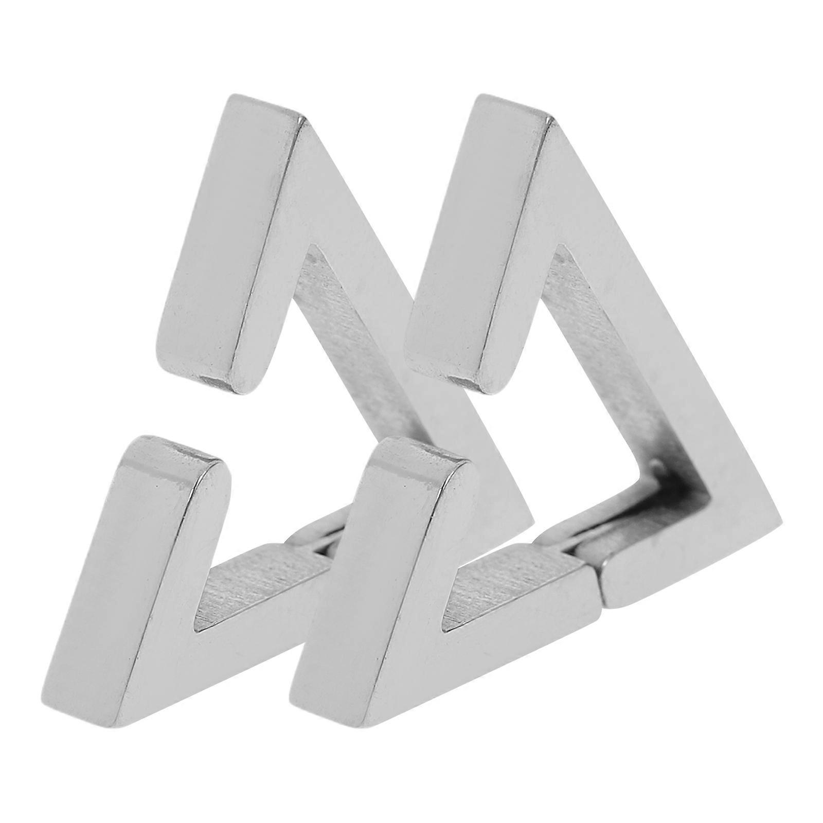 a polished and professional product description for your **Triangle Earrings**, optimized for online listings and customer appeal:

 

**Minimalist