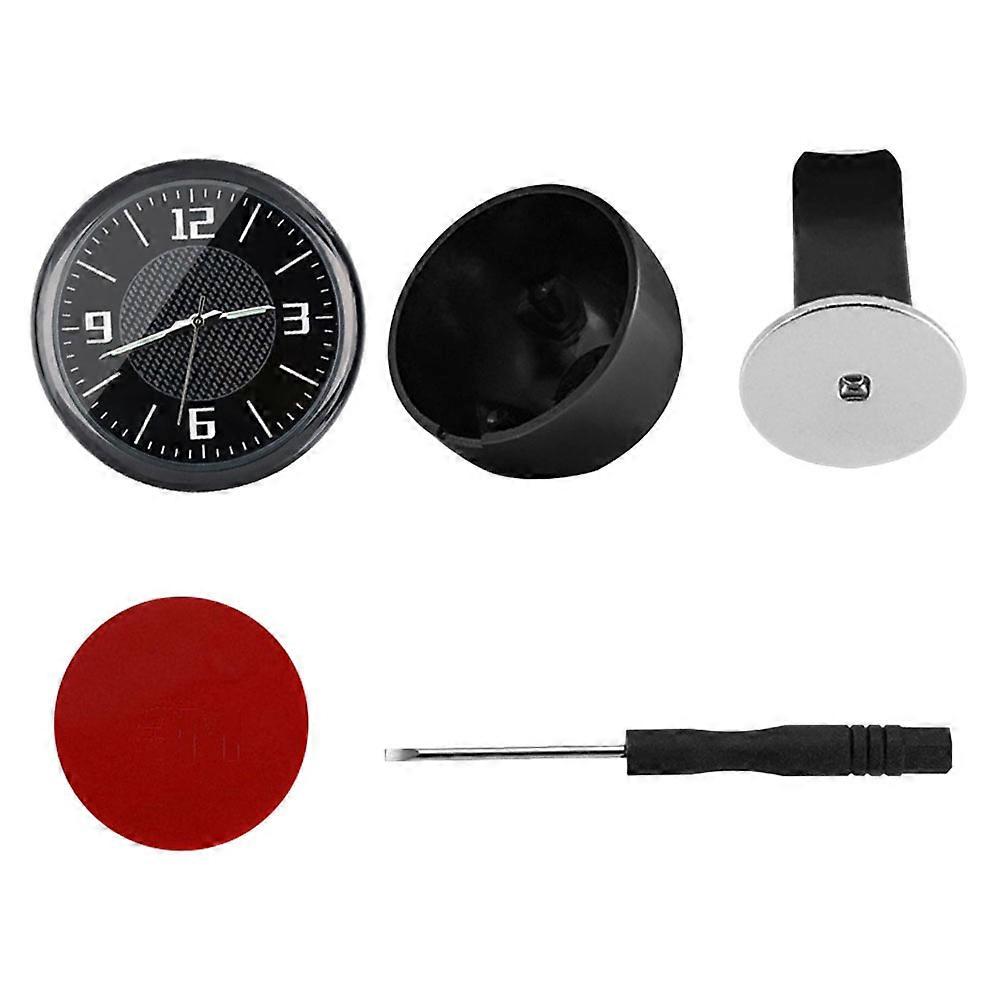 Car Ornaments Tiny Clock Universal Clock for Car Dashboard 1.6 1.6 1.6in 1Set