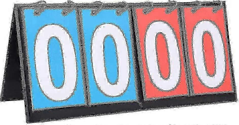 Portable Table Top Scoreboard Flipper, Multi Sports Score Flip Scoreboard Score Keeper
