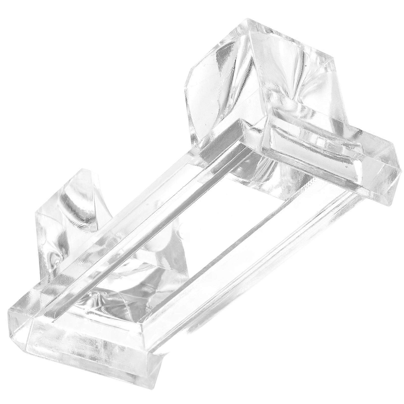 Portable Acrylic Kalimba Stand, Clear Display Rack for Thumb Piano, Compact & Sturdy Holder for Note Mini Finger Piano Enthusiasts