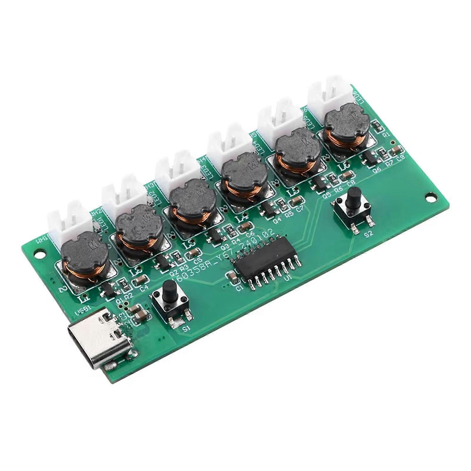 Professional Grade 6 Channel Atomizer Control Module Six Sprays Atomization Control Board For Spa And Bedroom Use