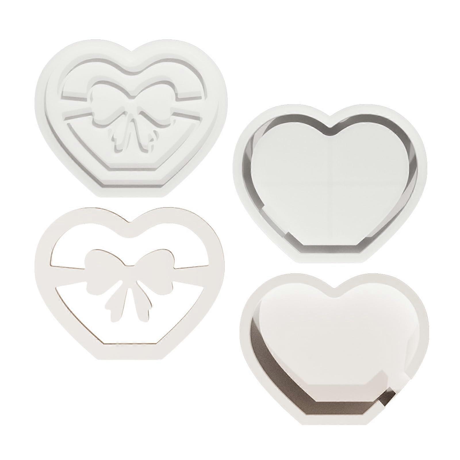Silicon craftsmanship delivers creative lamp shape hollow heart easy releasing mold for decorations and enthusiasts.