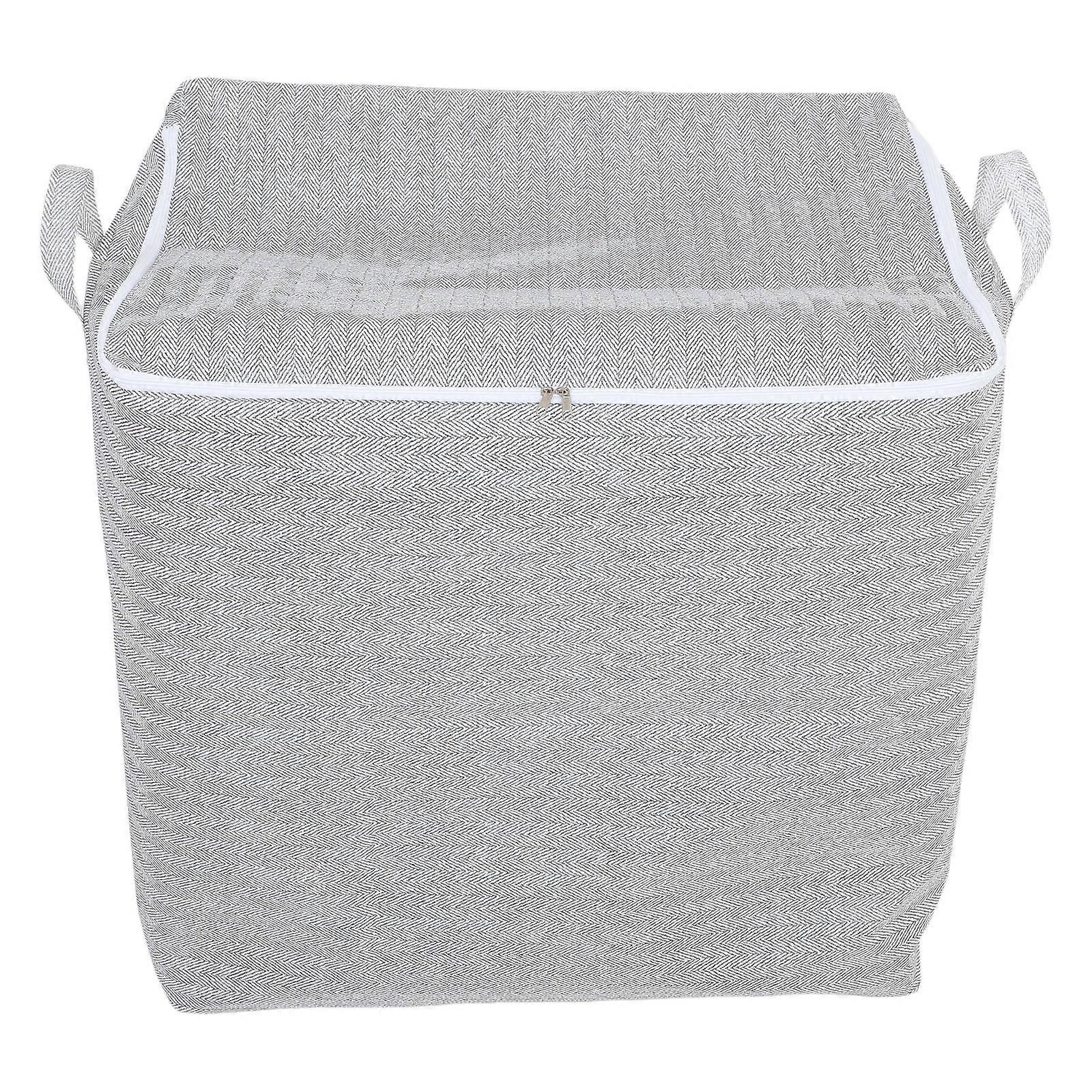 Blanket Storage Bag Fabric Storage Organizer 150L Size Rectangular Shape Dust Protection 1Set
