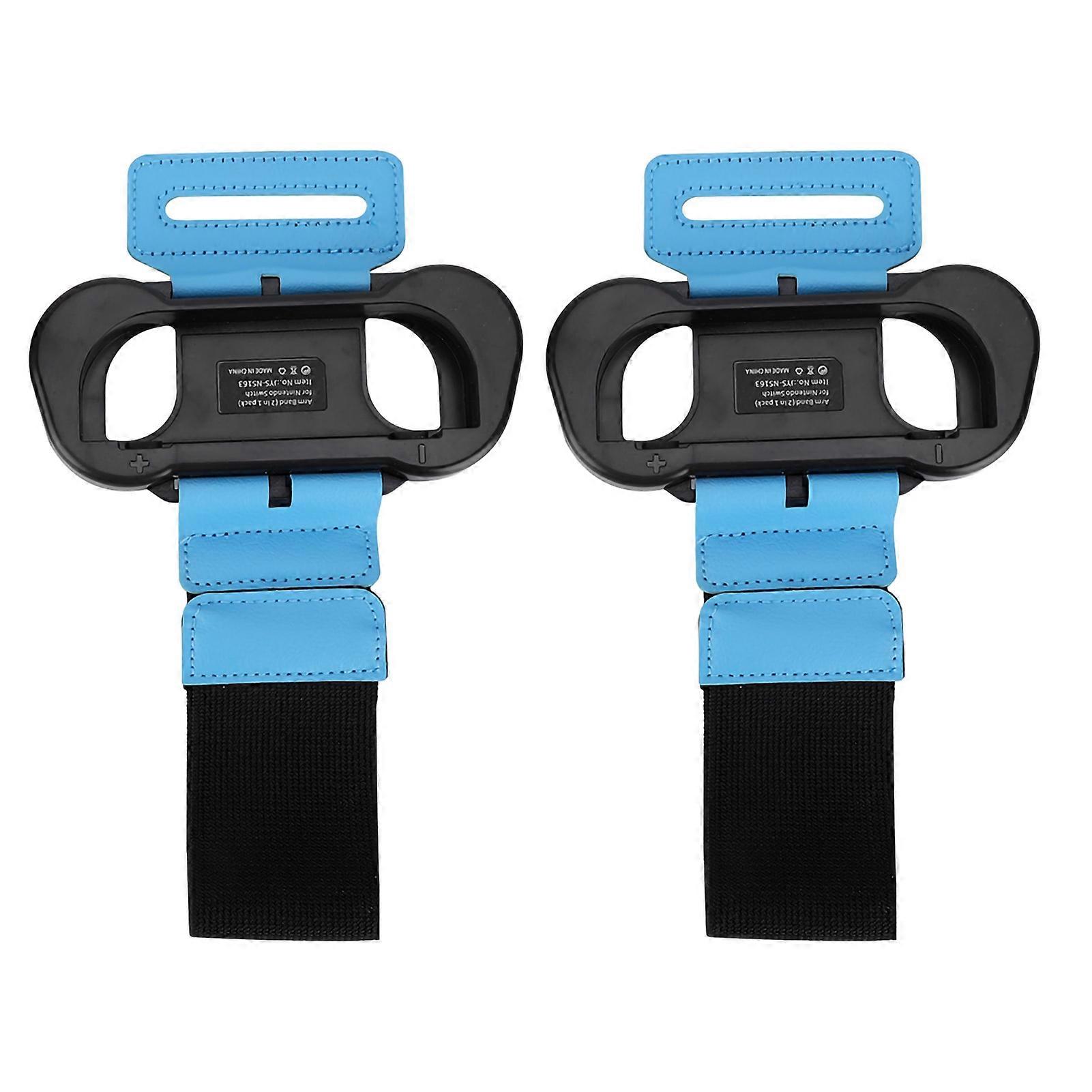 2 Pack Adjustable Elastic Dance Game Controller Wristbands