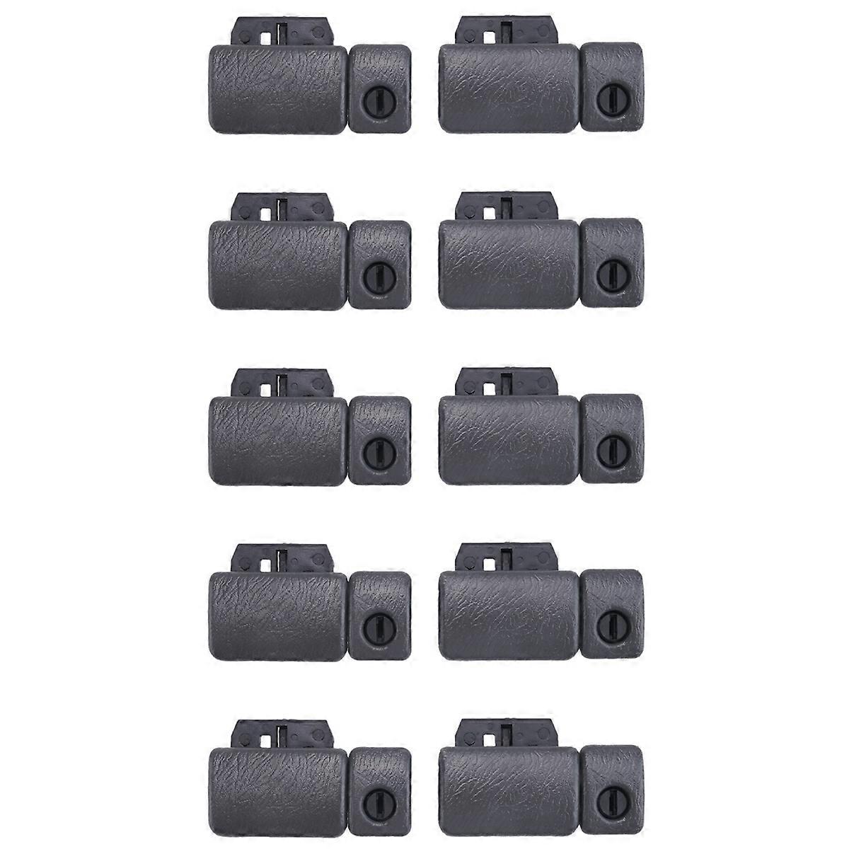 2Pcs Car Glove Box Lock Latch Handle Plastic