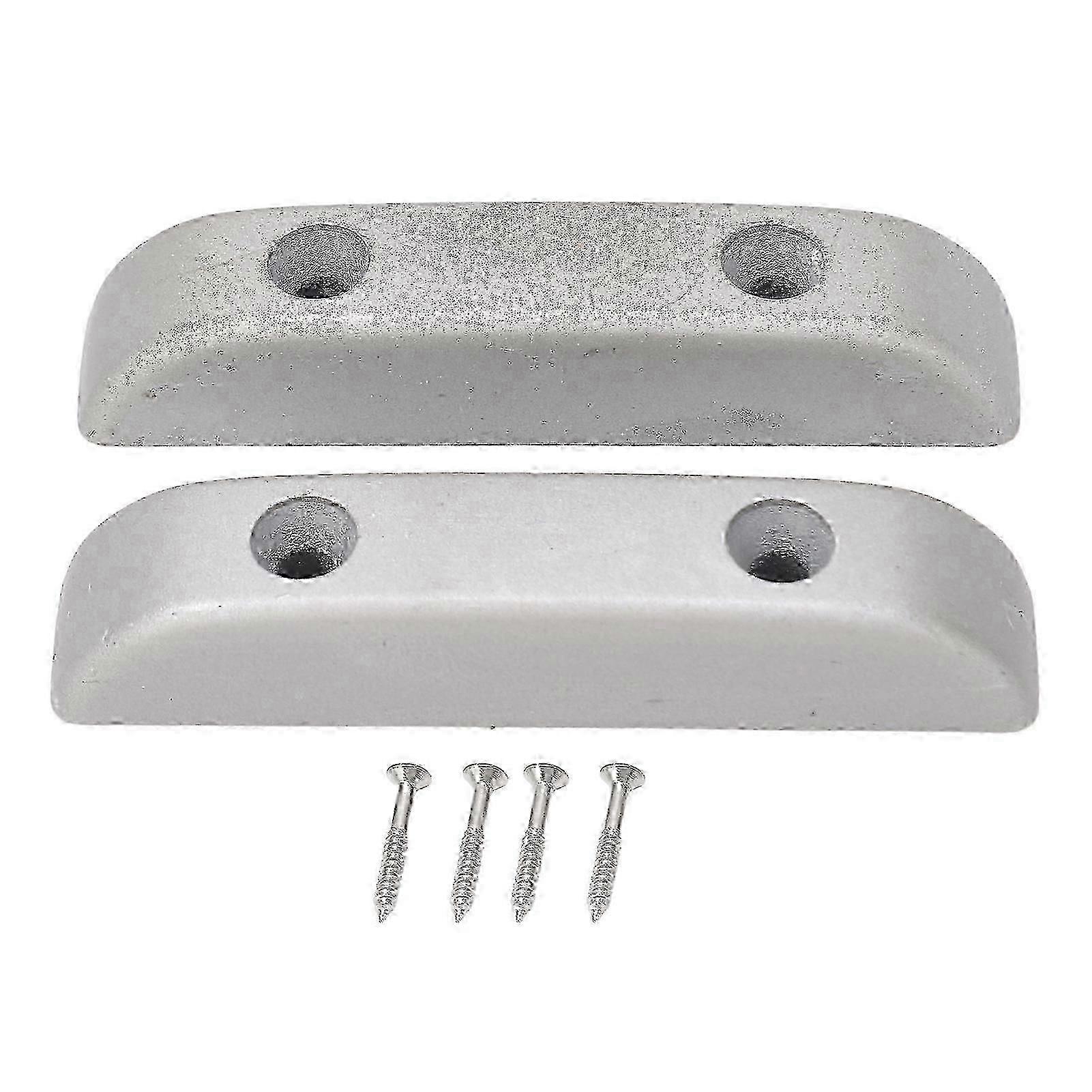 2pcs argento basso pollice resto per chitarristi - metallo fatica sollievo