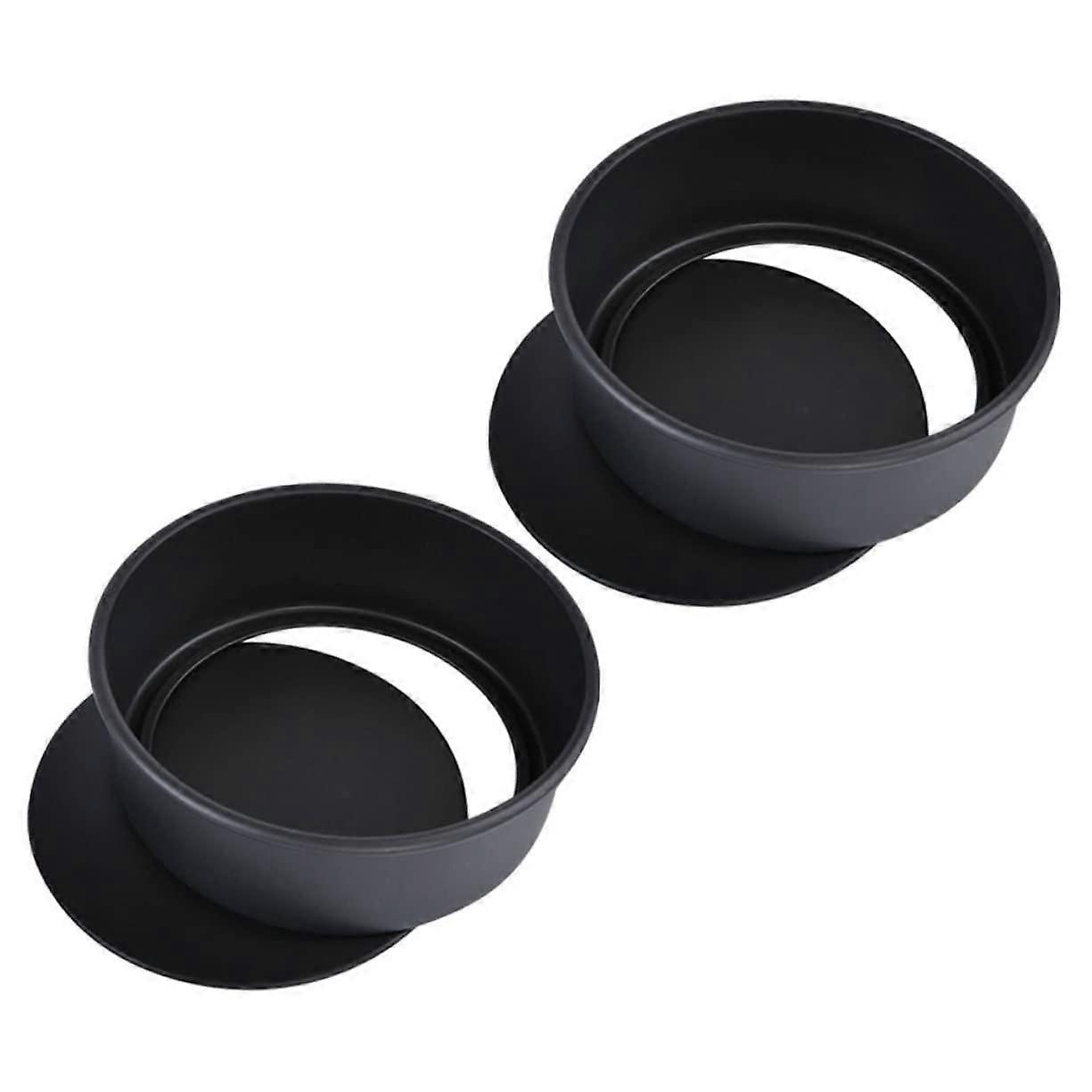 2 pieces of cake pans from round baking molds with detachable, corrosionresistant, and durable for delicious cakes and pastries for friends.