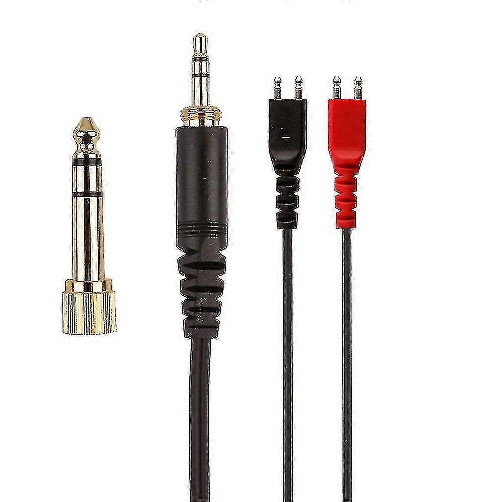 ゼンハイザーHD565 HD580 HD600対応オーディオケーブル 1/4アダプター