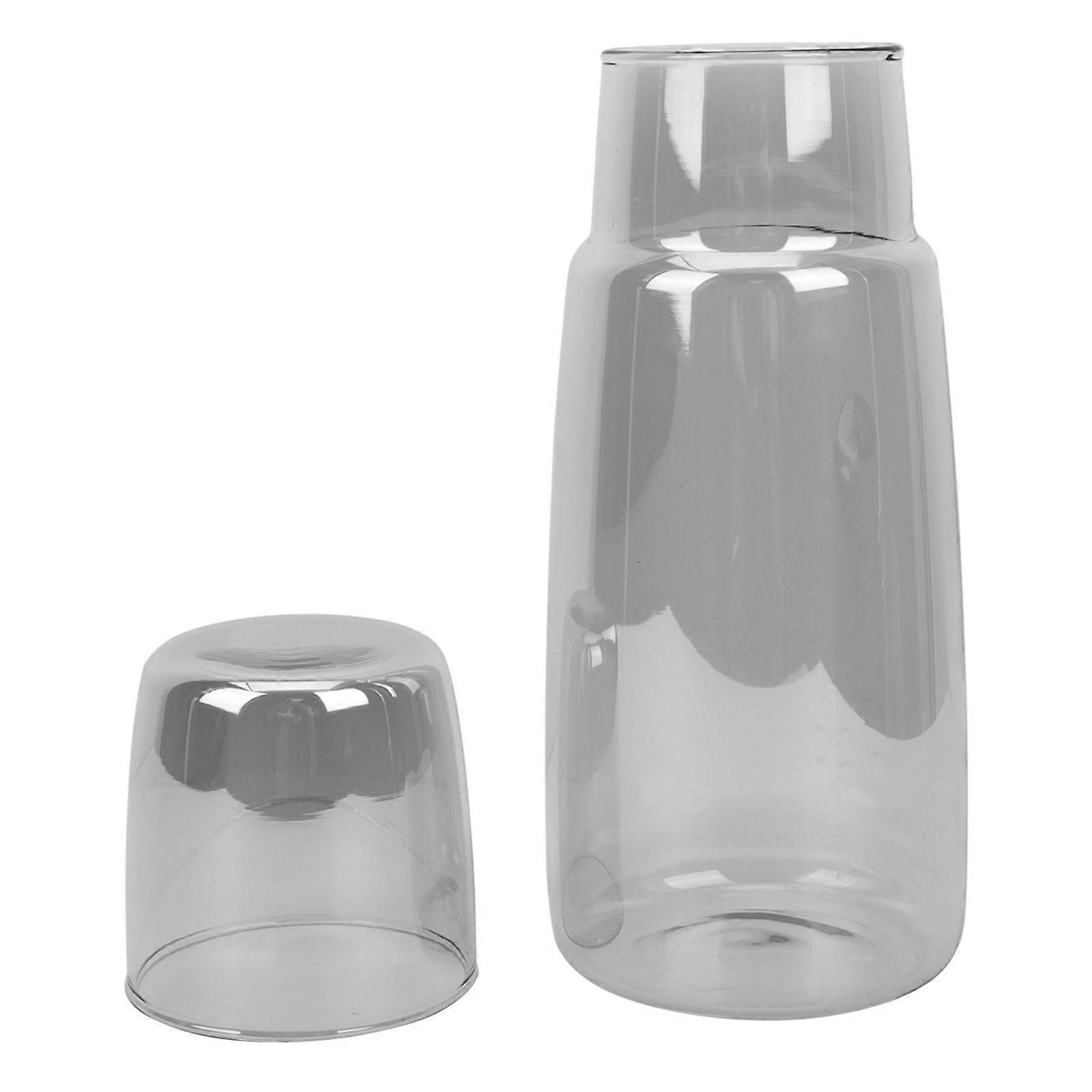 Mug Bottle Kit Drinking Tool Heat-Resistant Grey 21.5x8.5cm 1Set