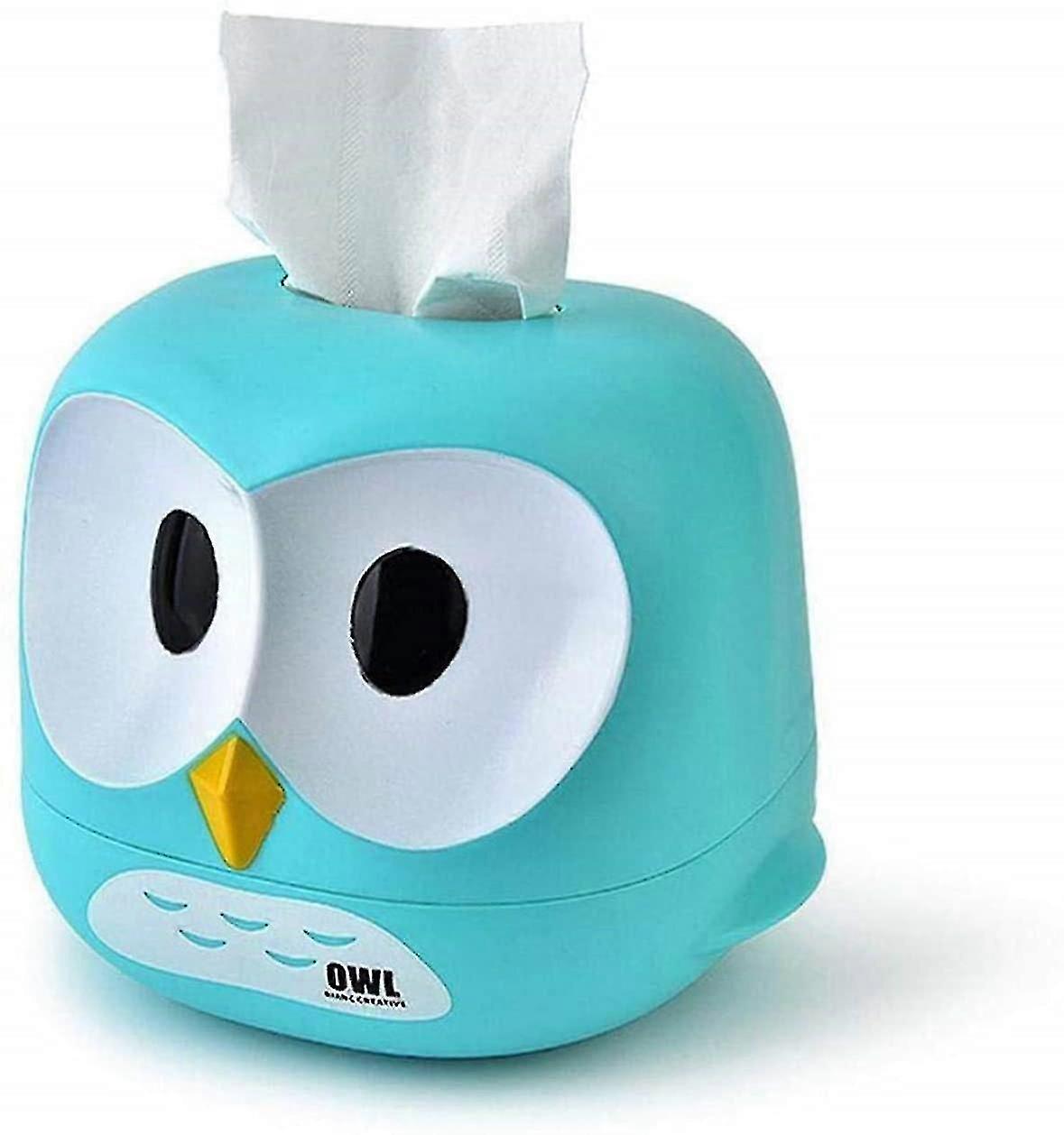 Owl Tissue Box, Roll Paper, Desktop Tissue Box