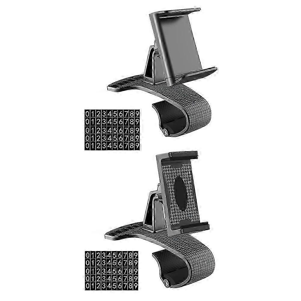 Universal 360-Degree GPS Mount, Fixed Holder for Mobile Phones, Mirror for Sun Visor, Car Dashboard, 4-7 Inches