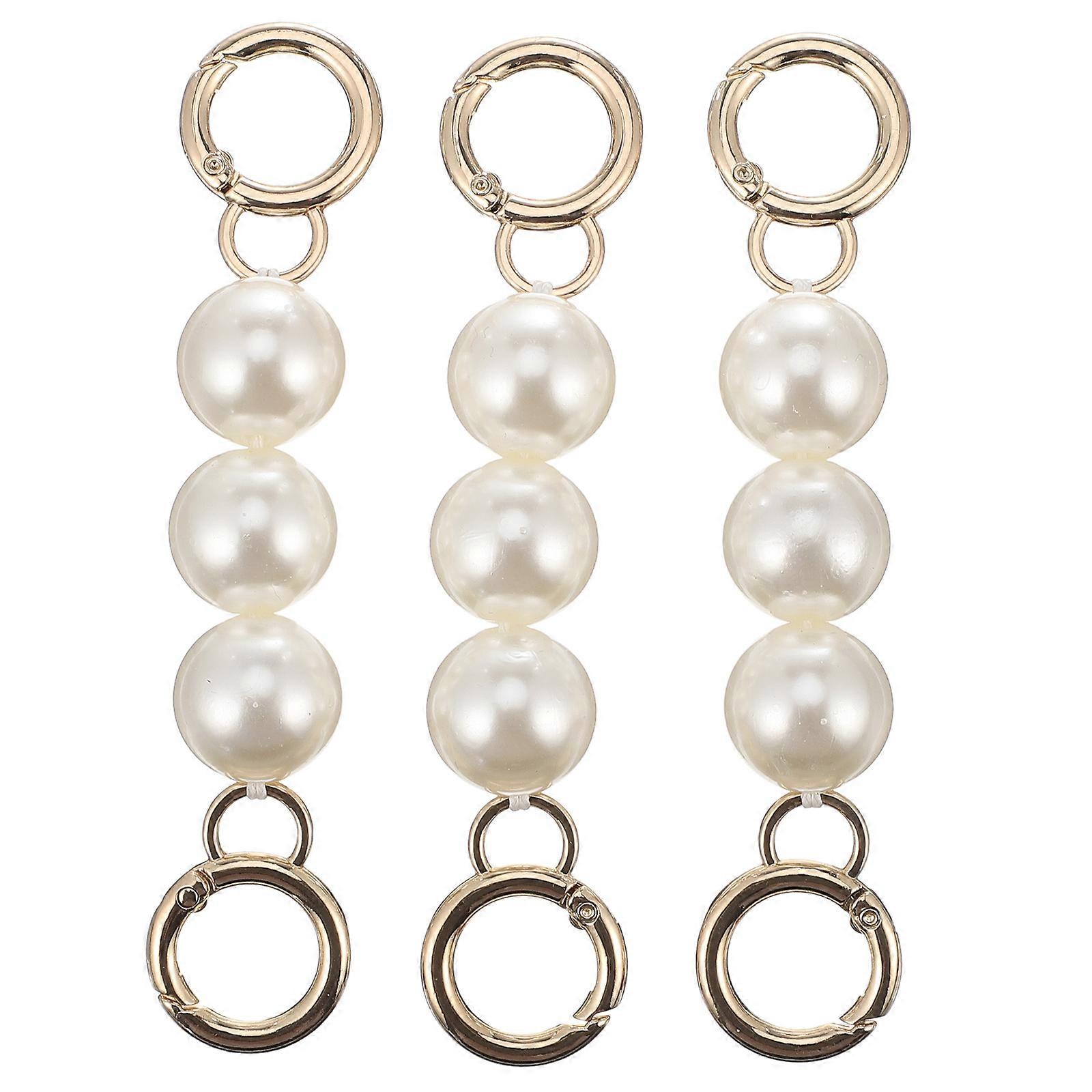 Imitation Pearl Bag Chain Extender for Stylish Accessorizing