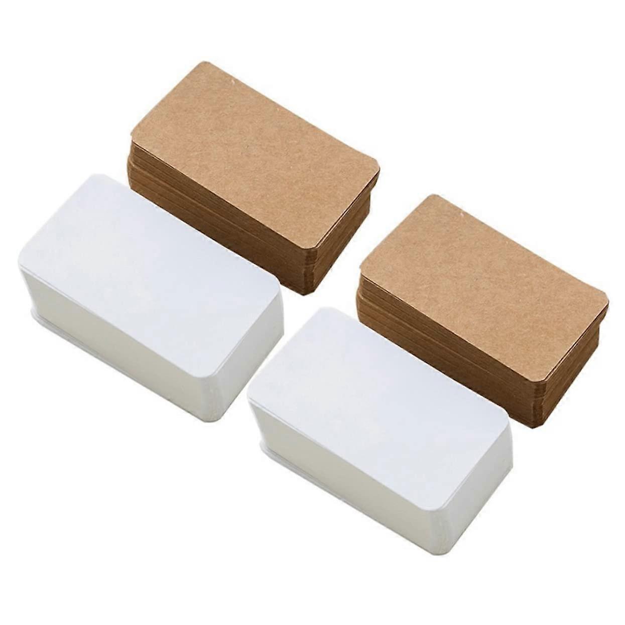 Empty note cards, 400 pieces/4 packs, student flashcards, portable invitations.