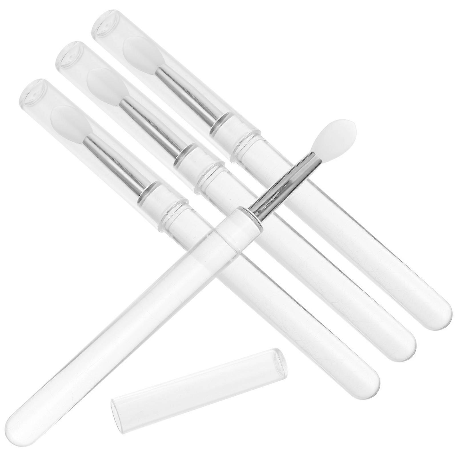 4Pcs Portable Silicone Lipstick Applicators for Eyeshadow and Lip