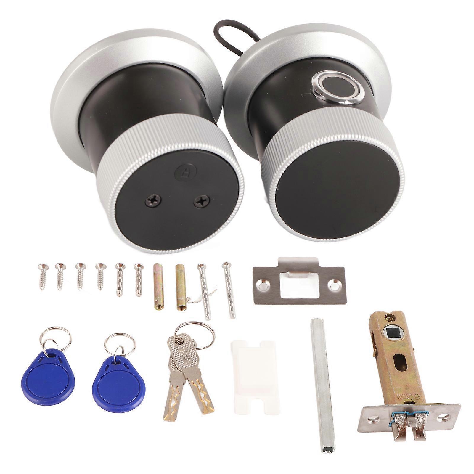 Smart Lock Fingerprint Combination Bluetooth APP Unlocking with 2 Mechanical Key