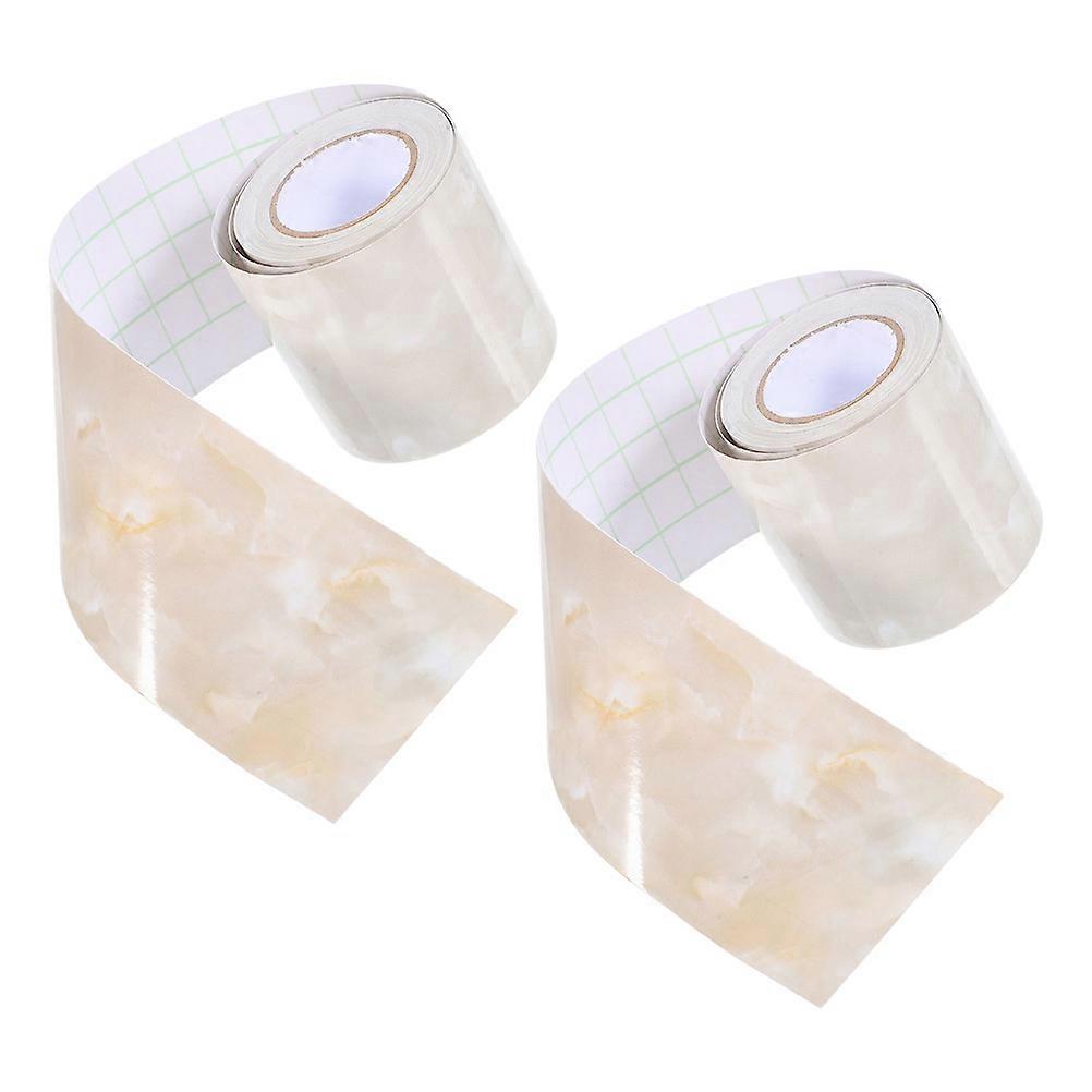 Adhesive Wall Trim Self-Adhesive Moulding Trim Wall Moulding Multi-Colored 500.00X5.00X0.01CM Splashproof 2 Rolls
