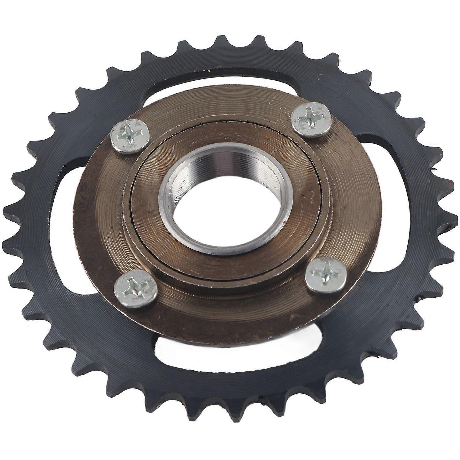 Electric Tricycle Chainring 420 34T Chain Sprocket Toothless Flywheel for ATV GokartYMQX)