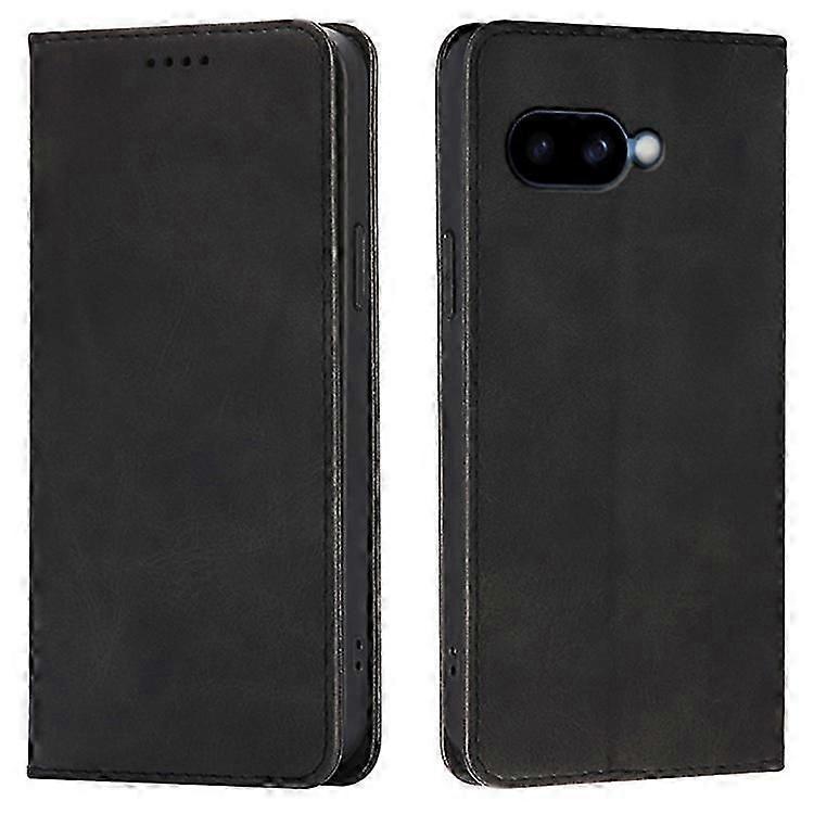 Compatible For Pixel 9a Case Wallet Calf Phone Cover With Hidden Closure
