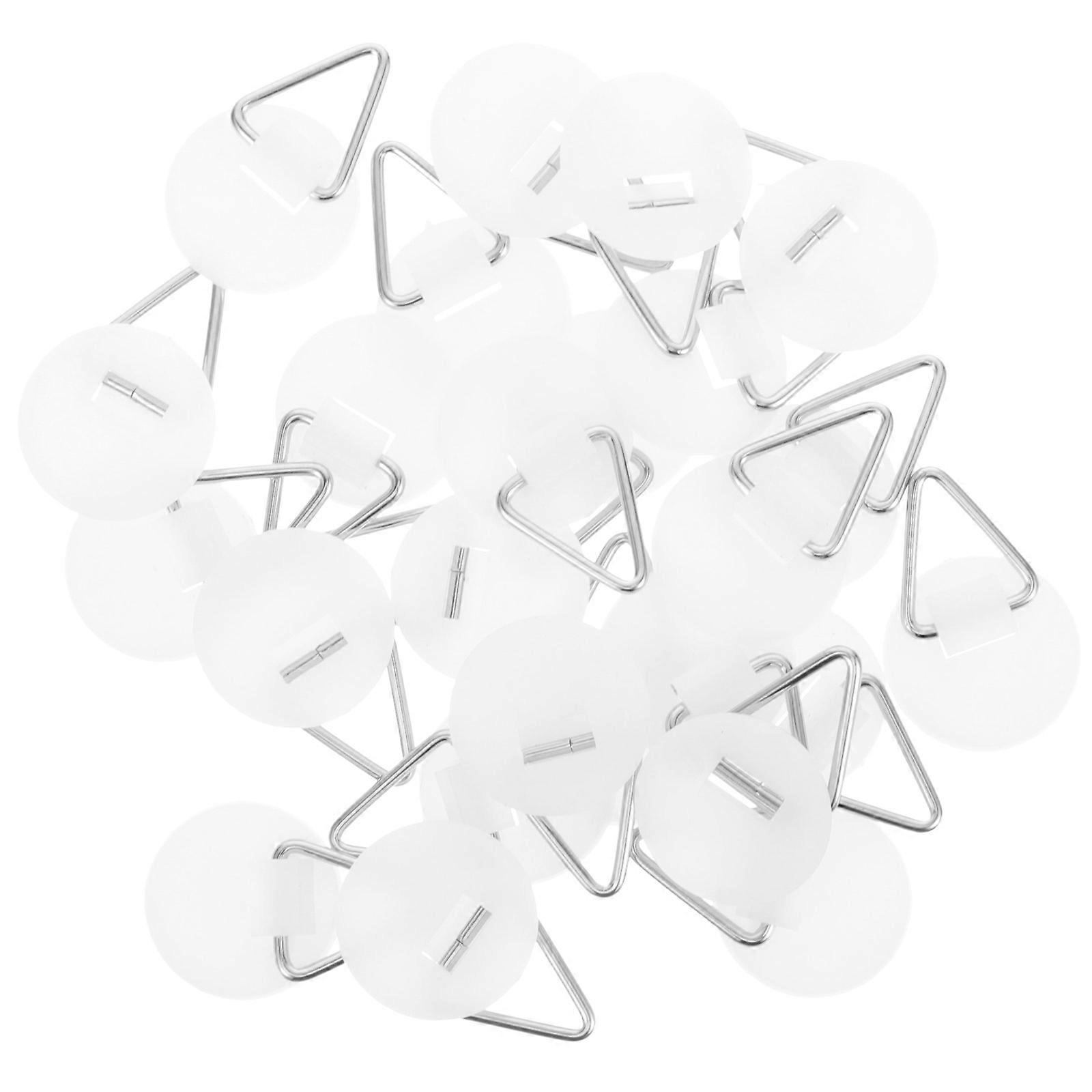 50Pcs Plate Hangers Wall Adhesive Invisible Decorative Plates Hooks