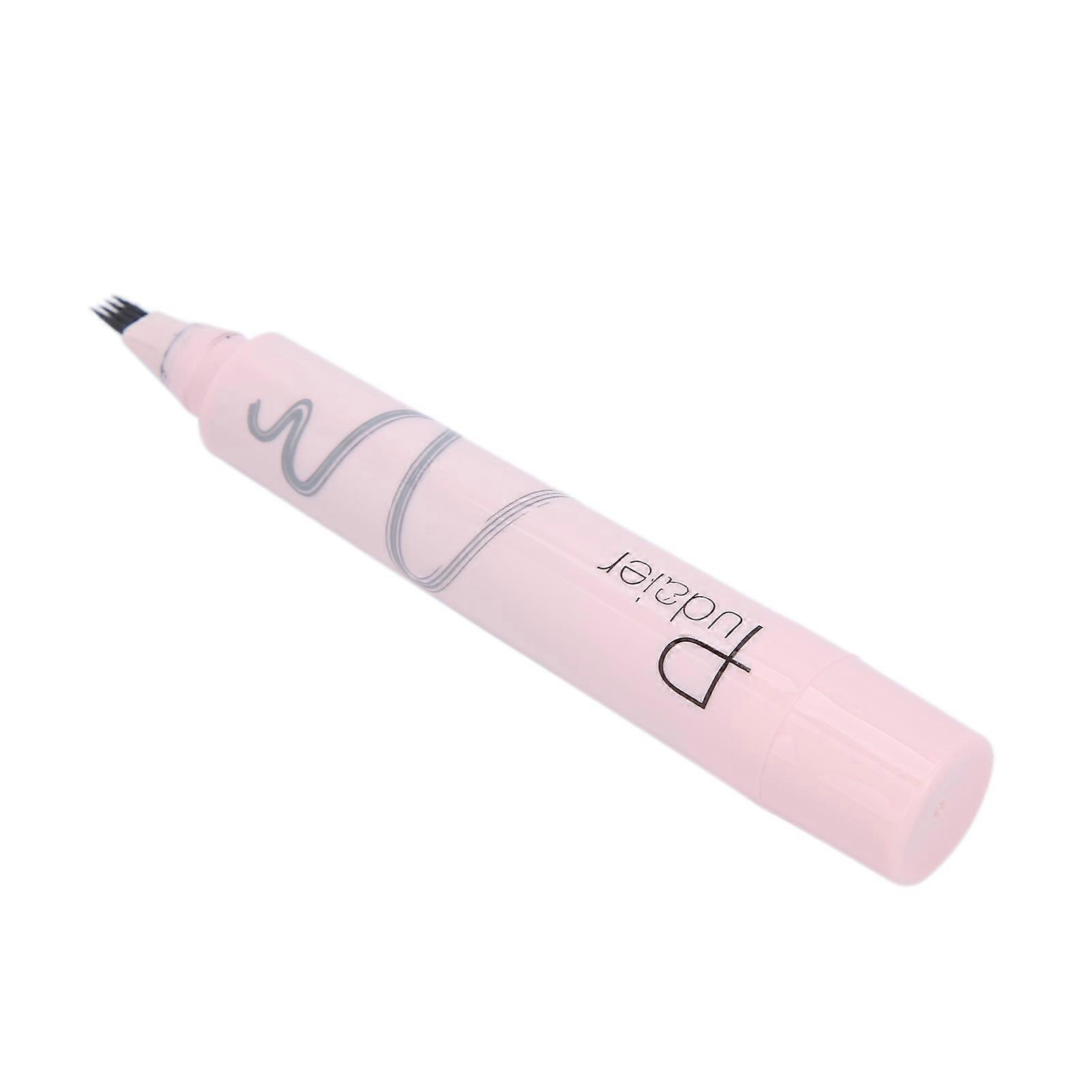 Pudaier 4g Liquid Eyebrow Pencil Long Lasting Makeup Eyebrow Pen Brow Sweat Resistant GelGray