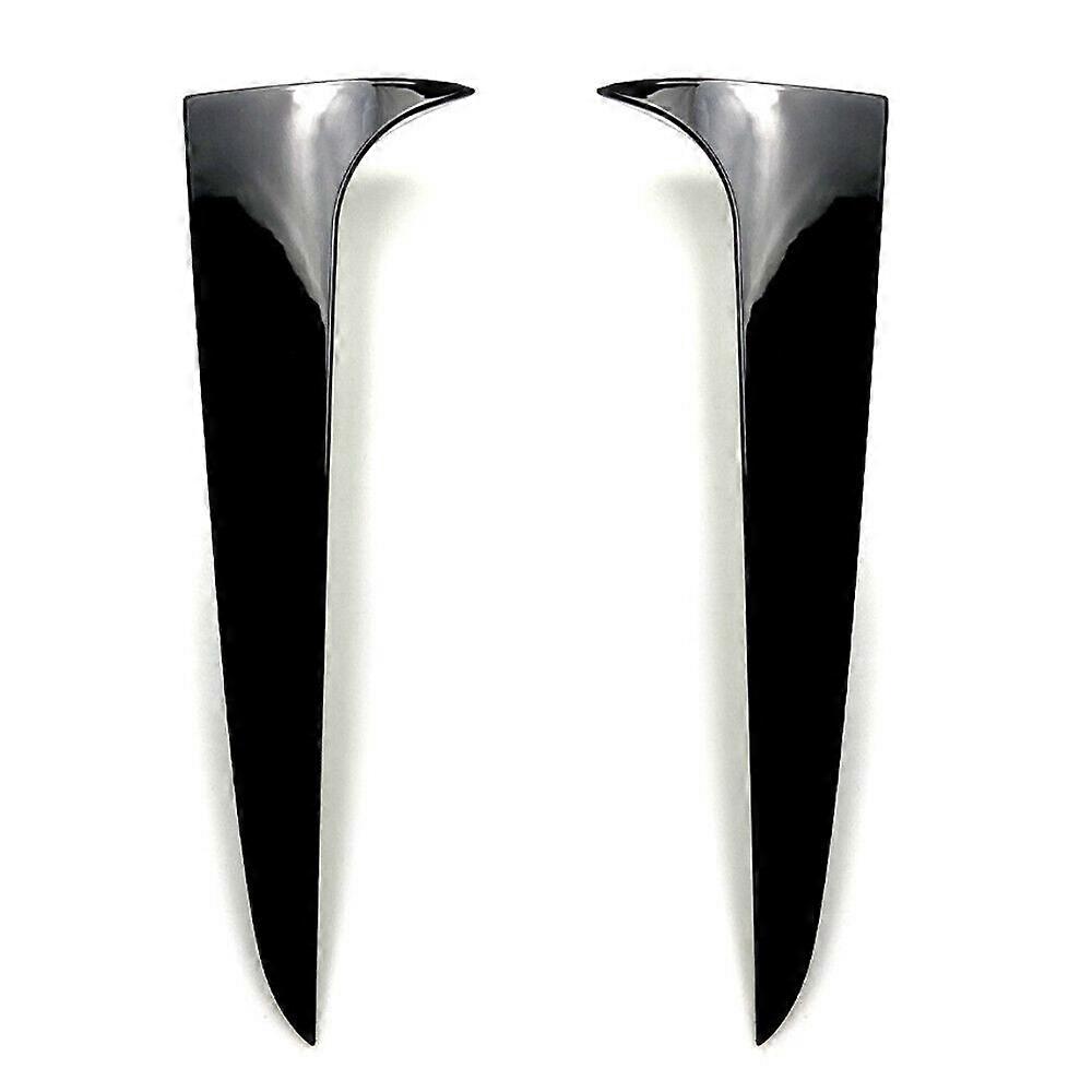 1Pair Rear Window Side Spoiler Canard Splitter Trim For Bmw X3 F25 2011-2017