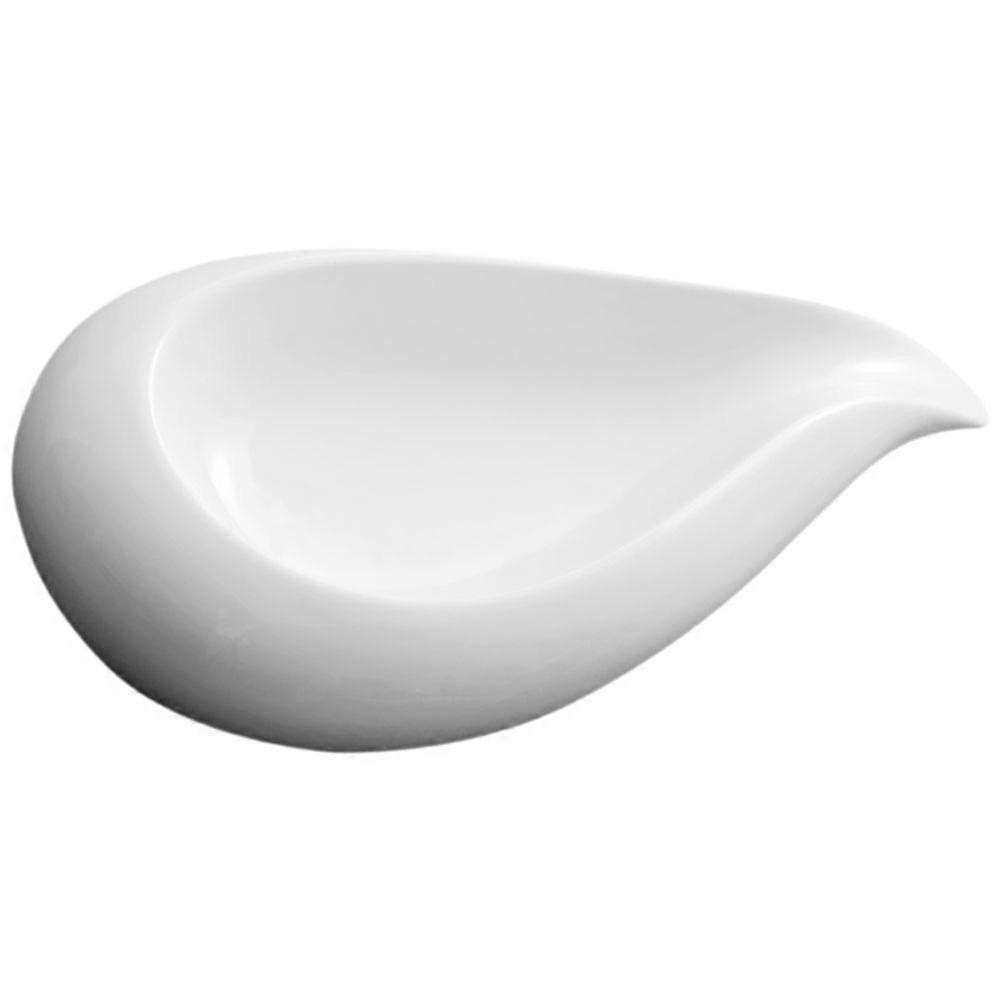 طبق سيراميك صحن طعام للاستخدام اليومي تصميم 32.00X17.00X7.00CM 1 قطعة