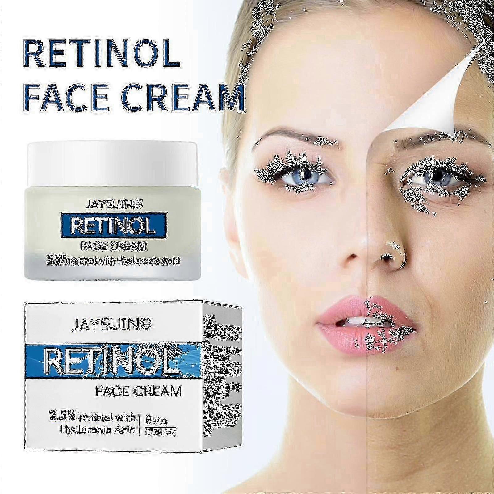 Jaysuing Retinol Anti-ageing Cream Lightens Stains And Fine Lines Firms Facial Skin Moisturizing And Rejuvenating Moisturizing Cream