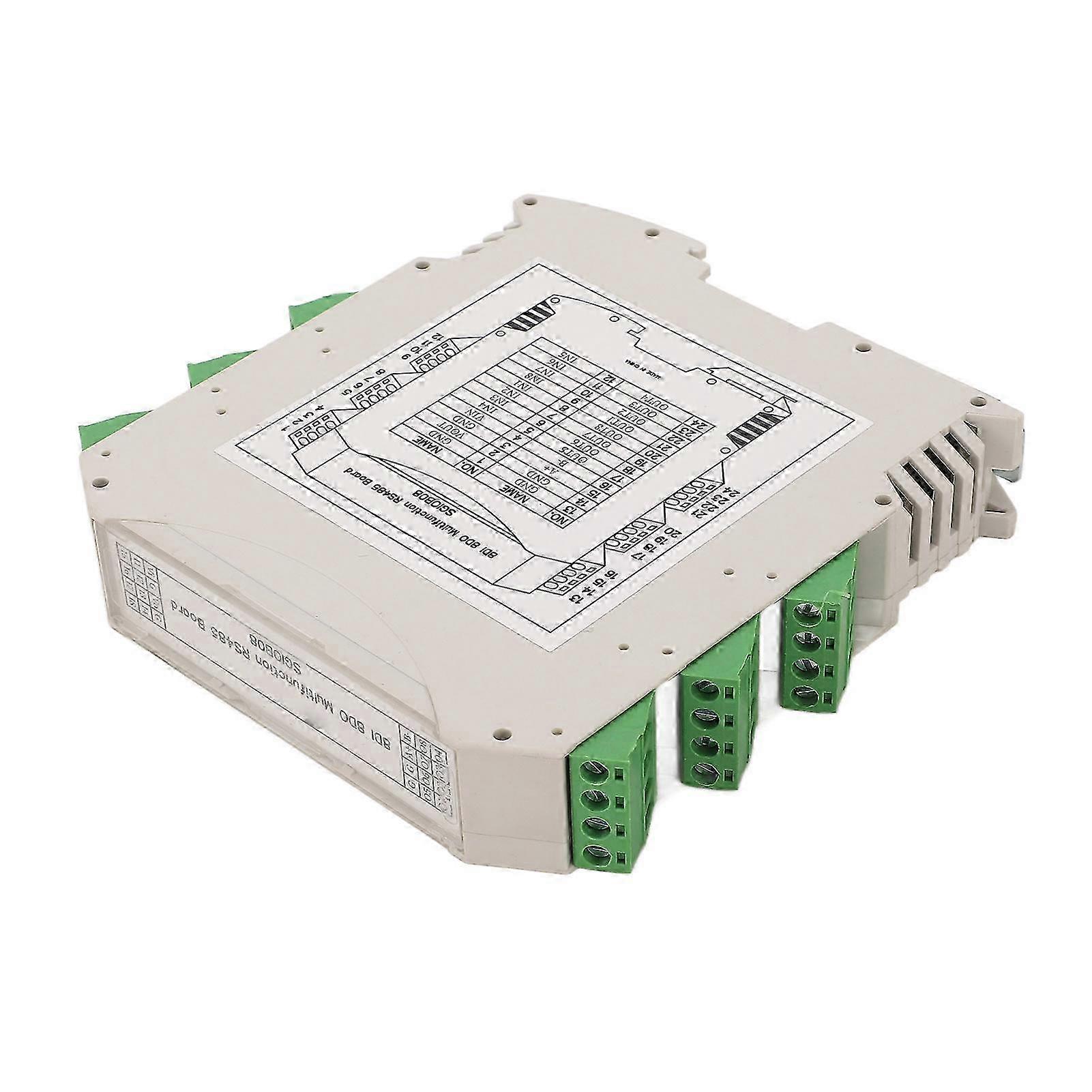 RS485 IO Module with 8 Digital Inputs & 8 Digital Outputs - Optical Isolation Industrial Control Board for DC 7-25V Systems