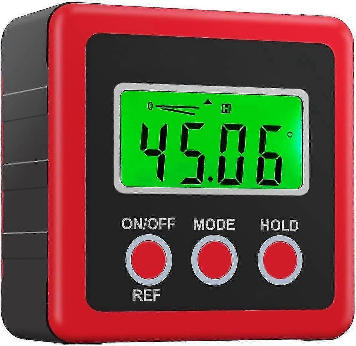 Angle Measuring Instrument Digital LCD Digital Goniometer Shell Chamfer Inclinometer Waterproof Protractor for Angle Measurement Automotive Work-2