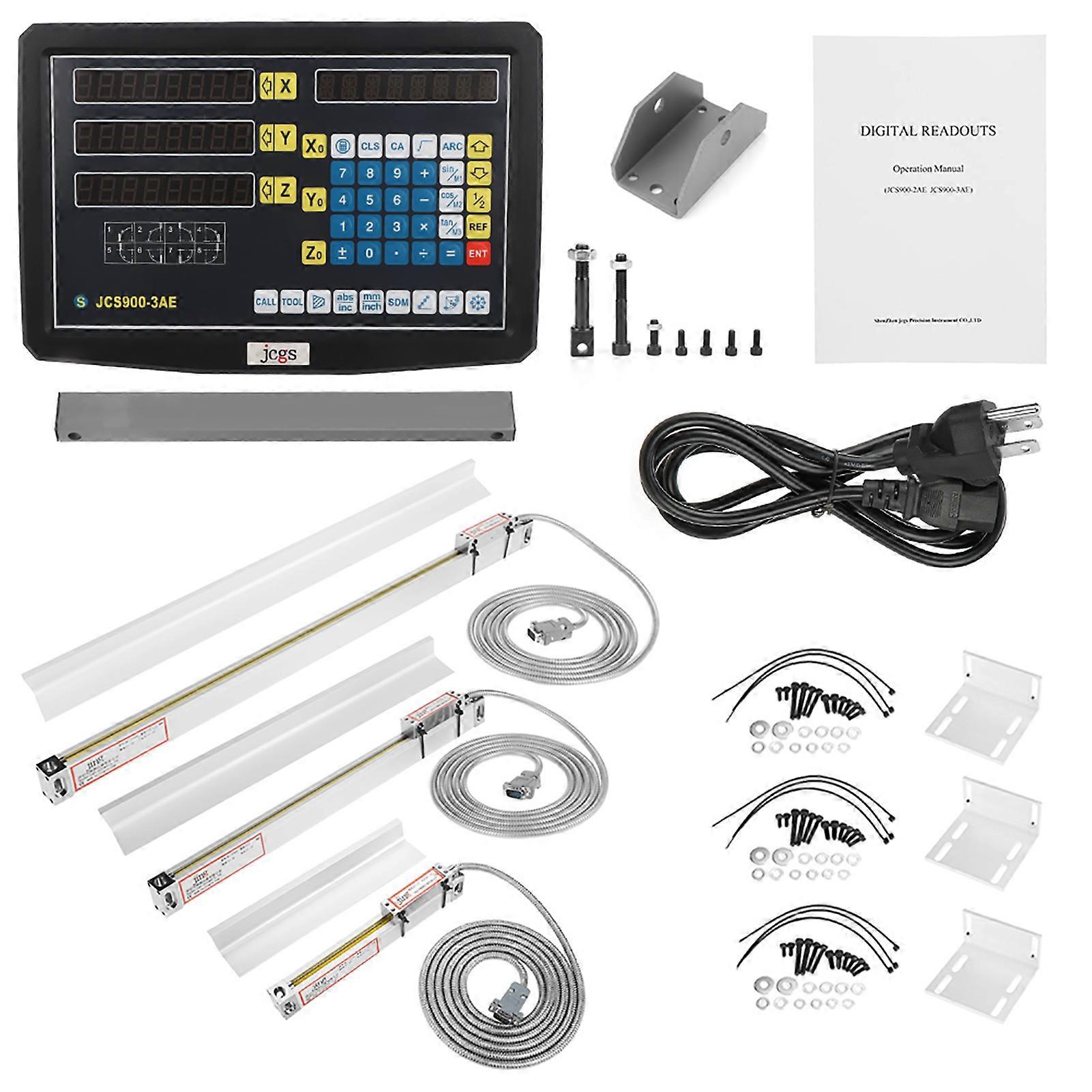 JCS900-3AE 100mm/300mm/500mm Digital Readout Linear Scale Encoder
