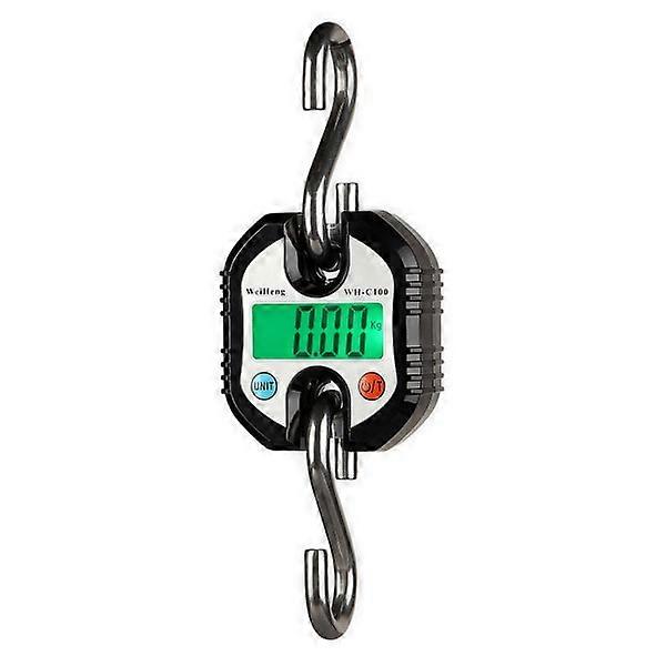 1 pc (black) portable professional digital crane scale 150 kg, mini.