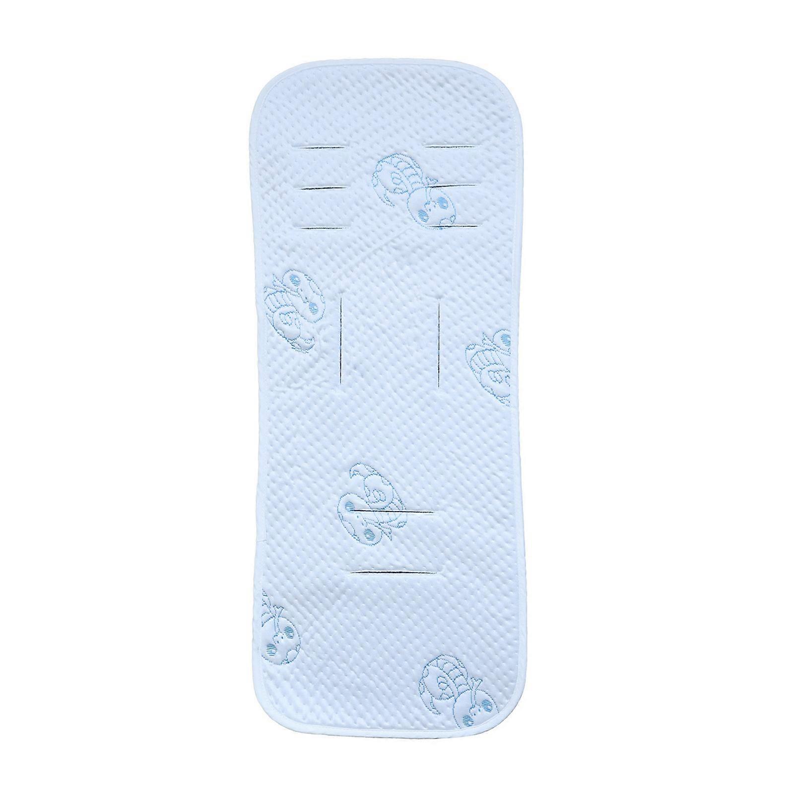 Breathable Strollers Seat Pad Soft Comfortable Fabric Multiple Hole Seat Cushion Universal For Baby Carriers Multicolor