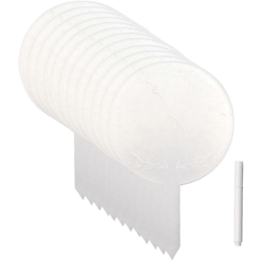 It sounds like you're describing a product listing or title for **reusable acrylic plant markers**. Here's a more polished and informative version of