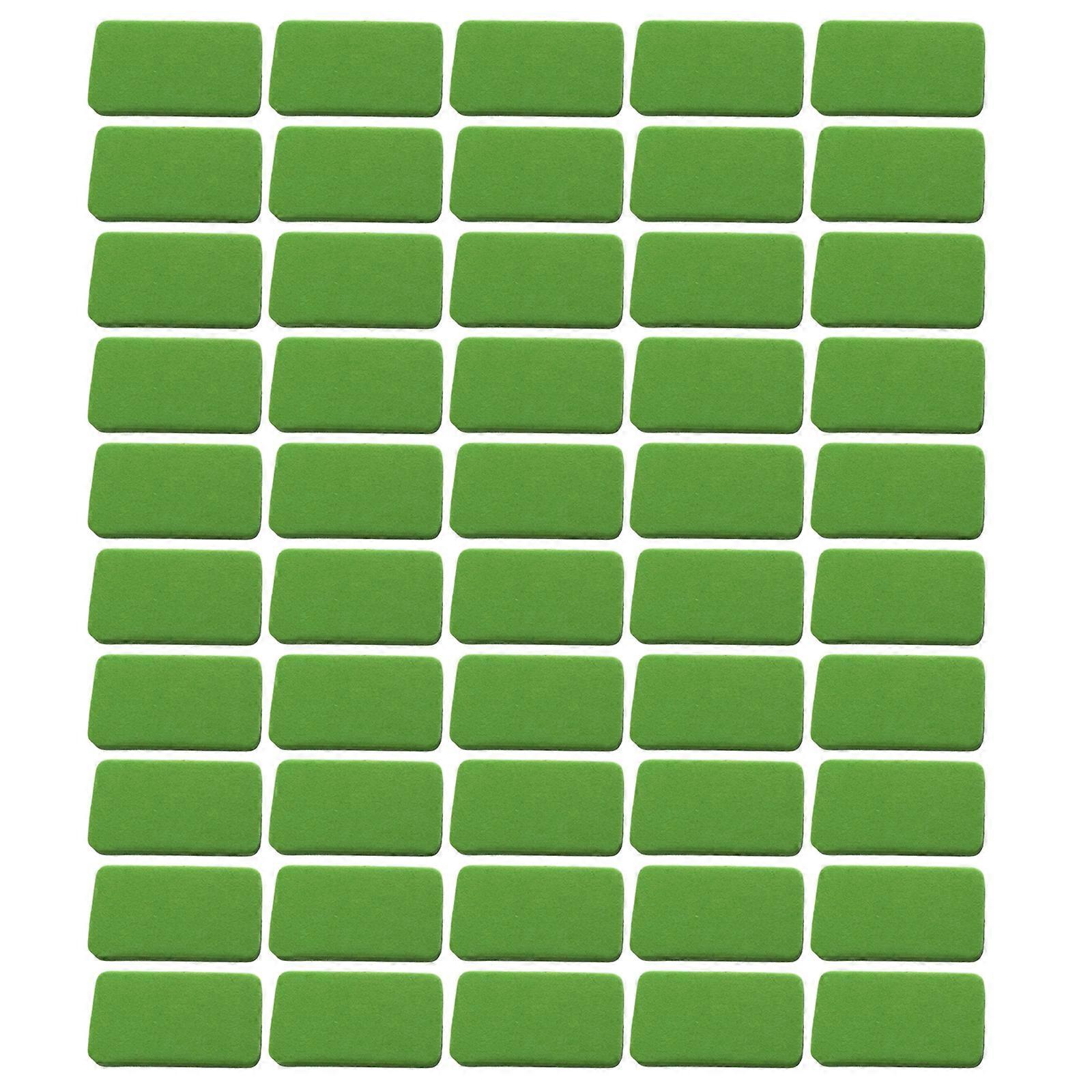 50Pieces Small Whiteboard Erasers with Felt Pad Portable Board Cleaner Small Blackboard Erasers for Classroom Office Use Multicolor