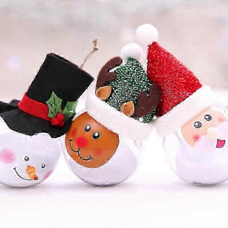 2pcs Christmas Balls Xmas Decor