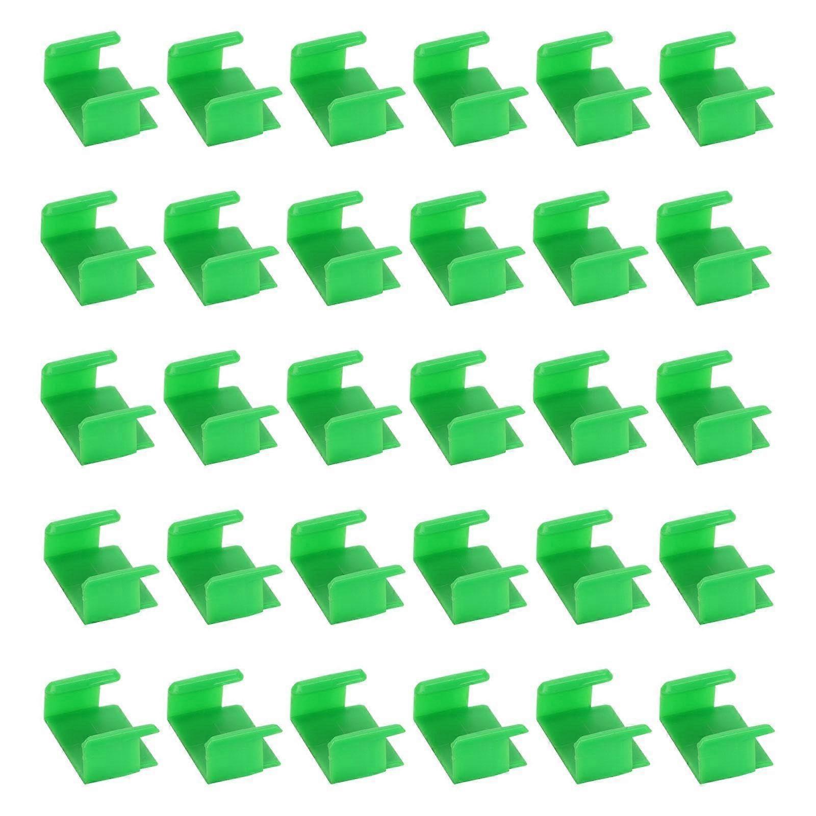 30 pieces of track fixers for trains, rail accessories, set with track pieces for children aged 3 to 5 years, green