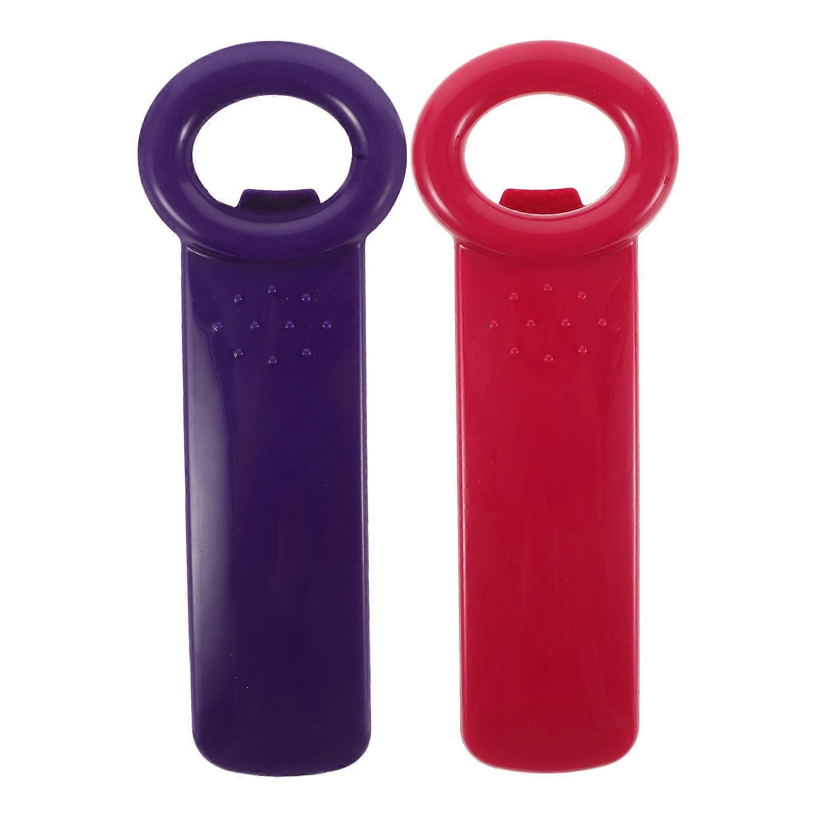 2Pcs Multifunctional Jar Opener for Adults and Households Assorted Color User-Friendly Operation