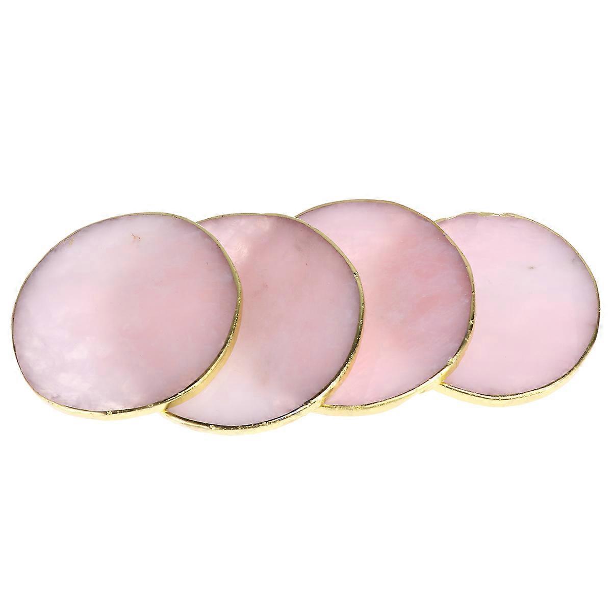 Creative Coasters Agate Insulation Non-slip Modern Style 4Pcs