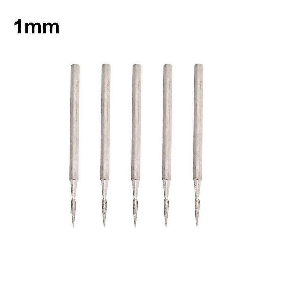 Wear-resistant Polished Needle 5PCS Electroplating Diamond