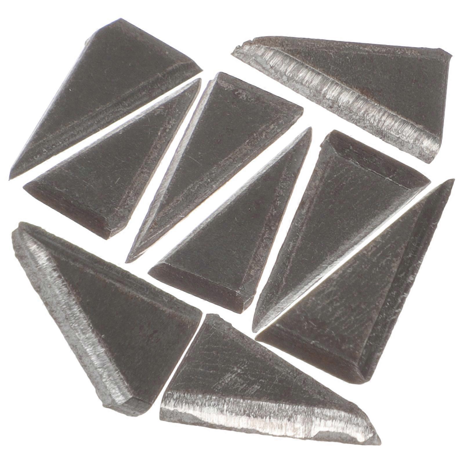 Multifunctional Wedge 9Pcs Iron Wedge Replacement Supply For Woodworking And Tool Maintenance In Wedge Shape