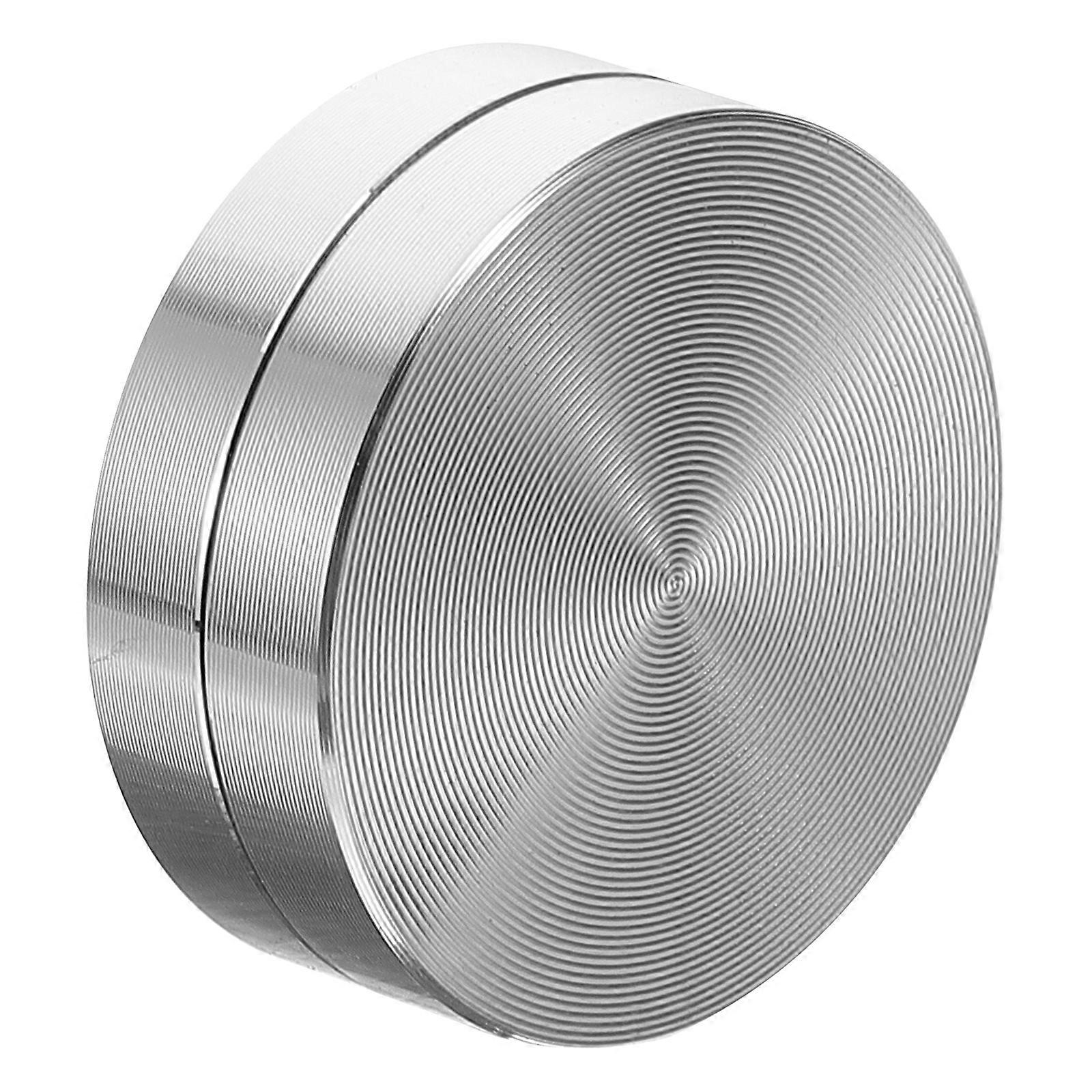 Reusable Round Base for Action Figures with Durable Aluminum Alloy Silver Color Fits Various Models