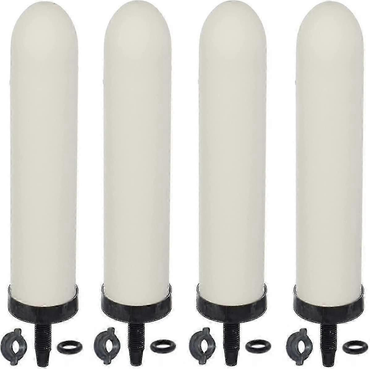 4 Pack Replacement Ceramic Water Filters Compatible Water Filtration System-k