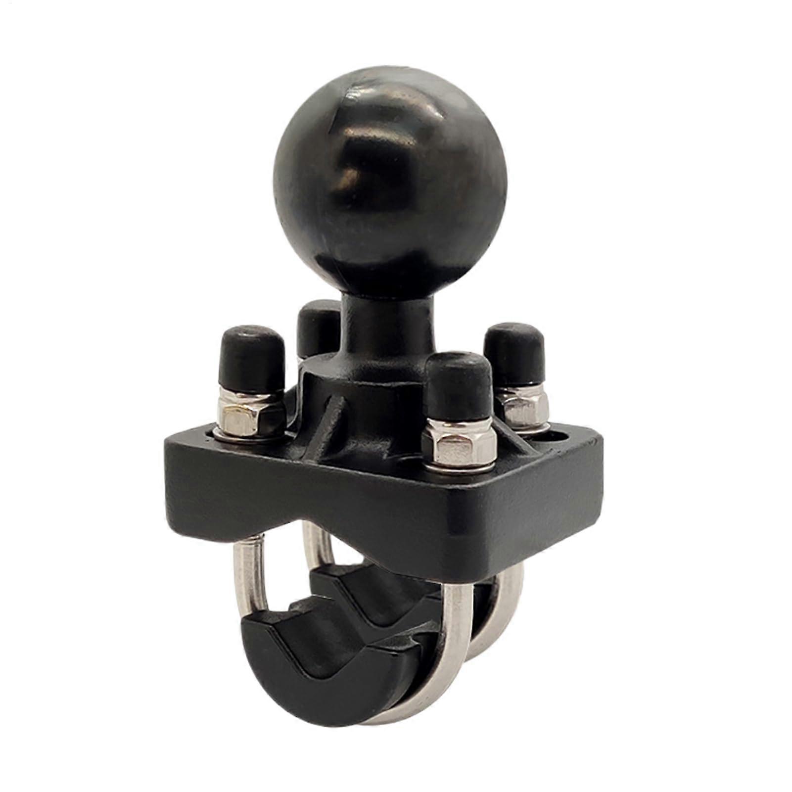 Motorcycle Camera Mount With Double U-Bolt Clamp, Adjustable Rotation, Action Camera Compatible, 11.2 X 6.1 X 5.1 Cm