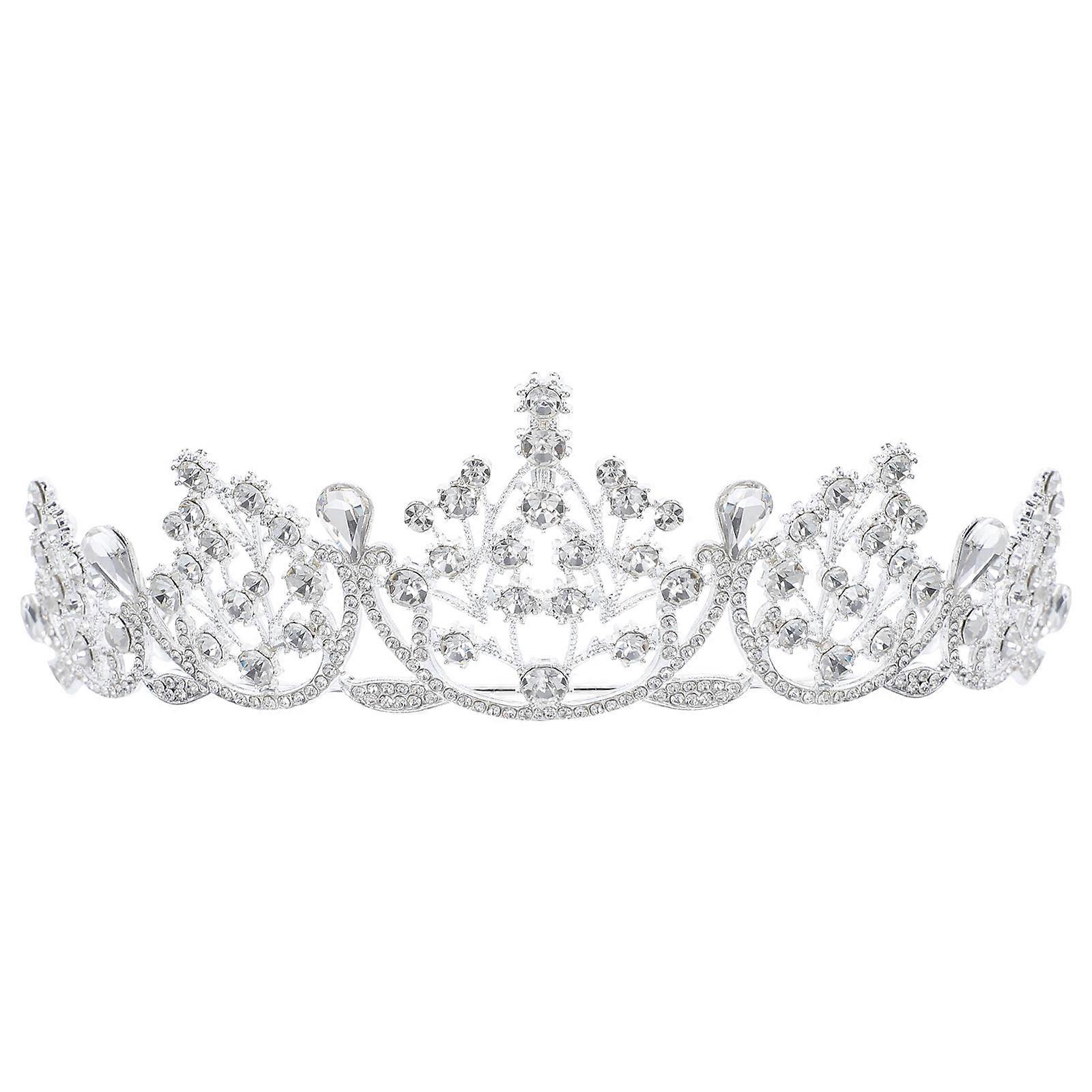 Tiara for Women, Ornate Bride Headwear, Showpiece for Celebrations