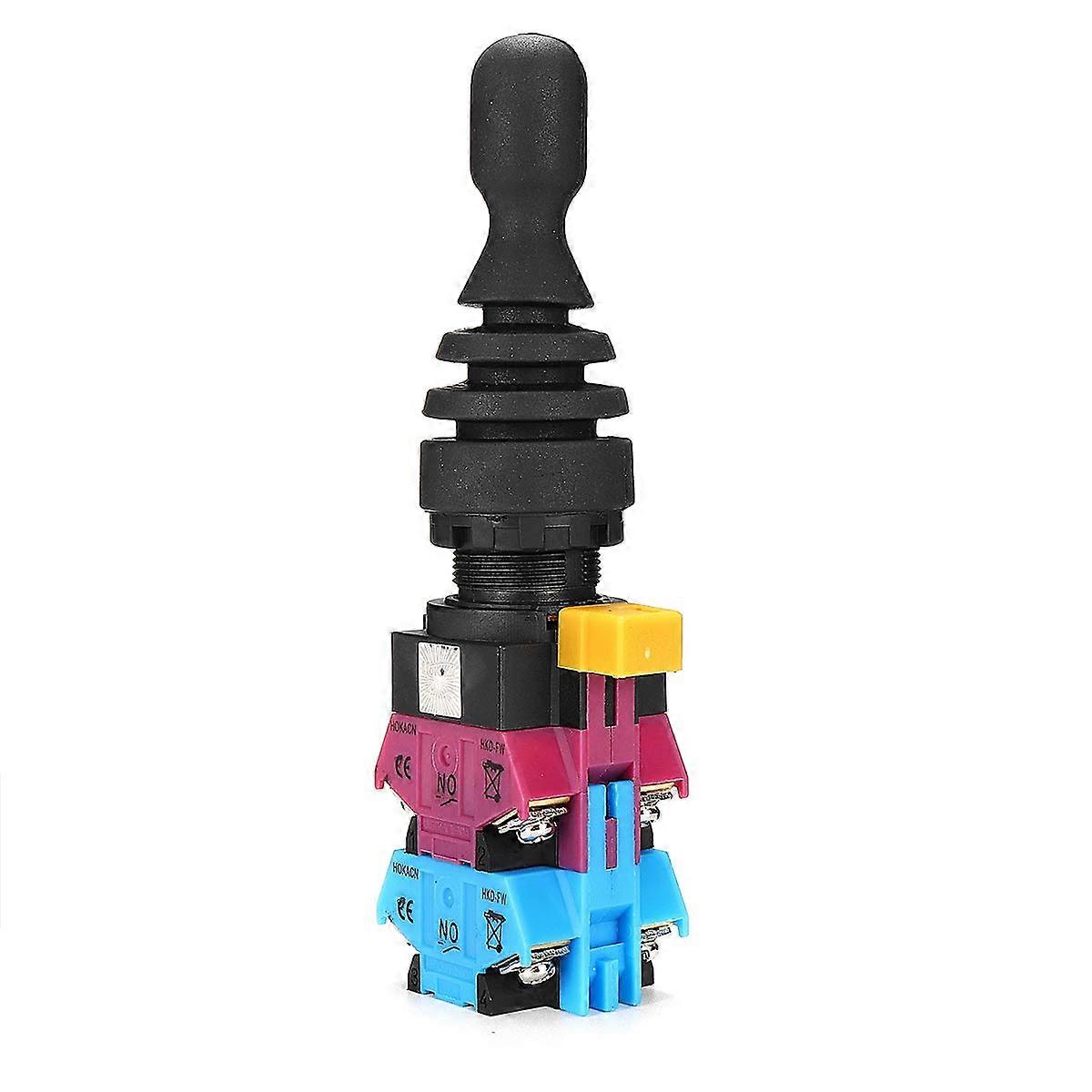 Joystick Manually Switchable DIY Joystick Buttons Kit, 4 Position Self-Restore Switch, Compatible with Arcade Games