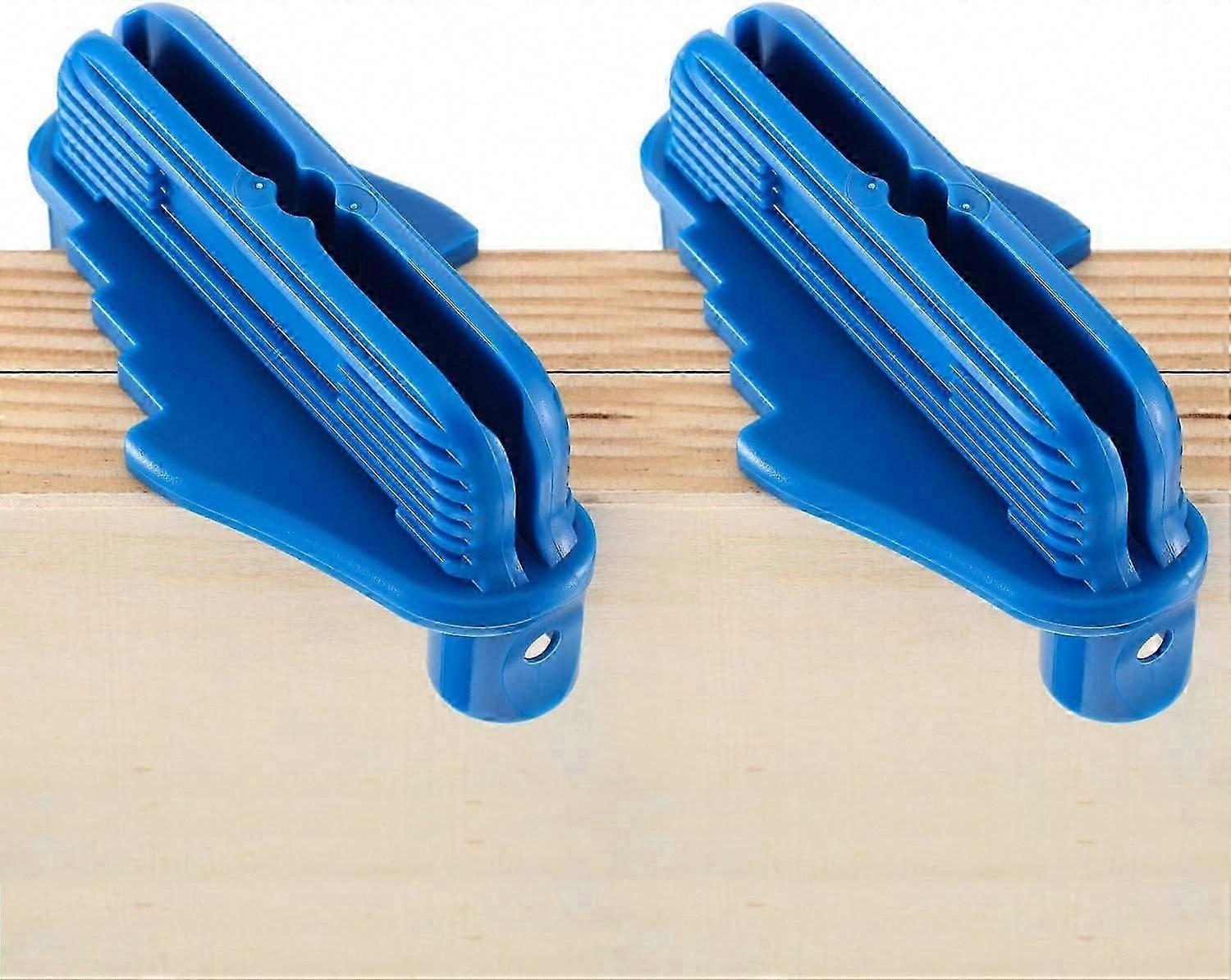 Centre Scribe Woodworking Scribe Offset Scribe Tool Scribe Centre Finder Tool Wooden Scribe Scribe Gauge Fits Standard Wooden Pencils (2, Blue)