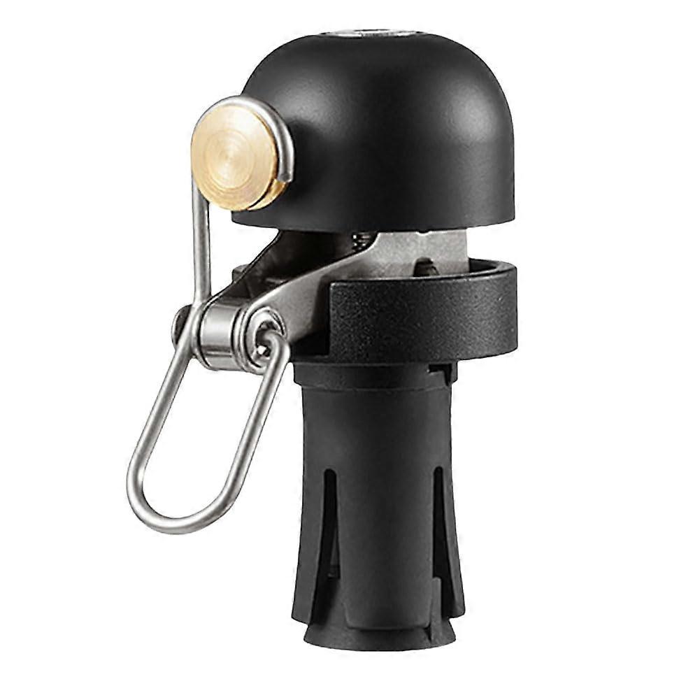 Bicycle Bell Copper Alloy Mini Bell Black Handlebar Mount Standard Bicycle Accessories