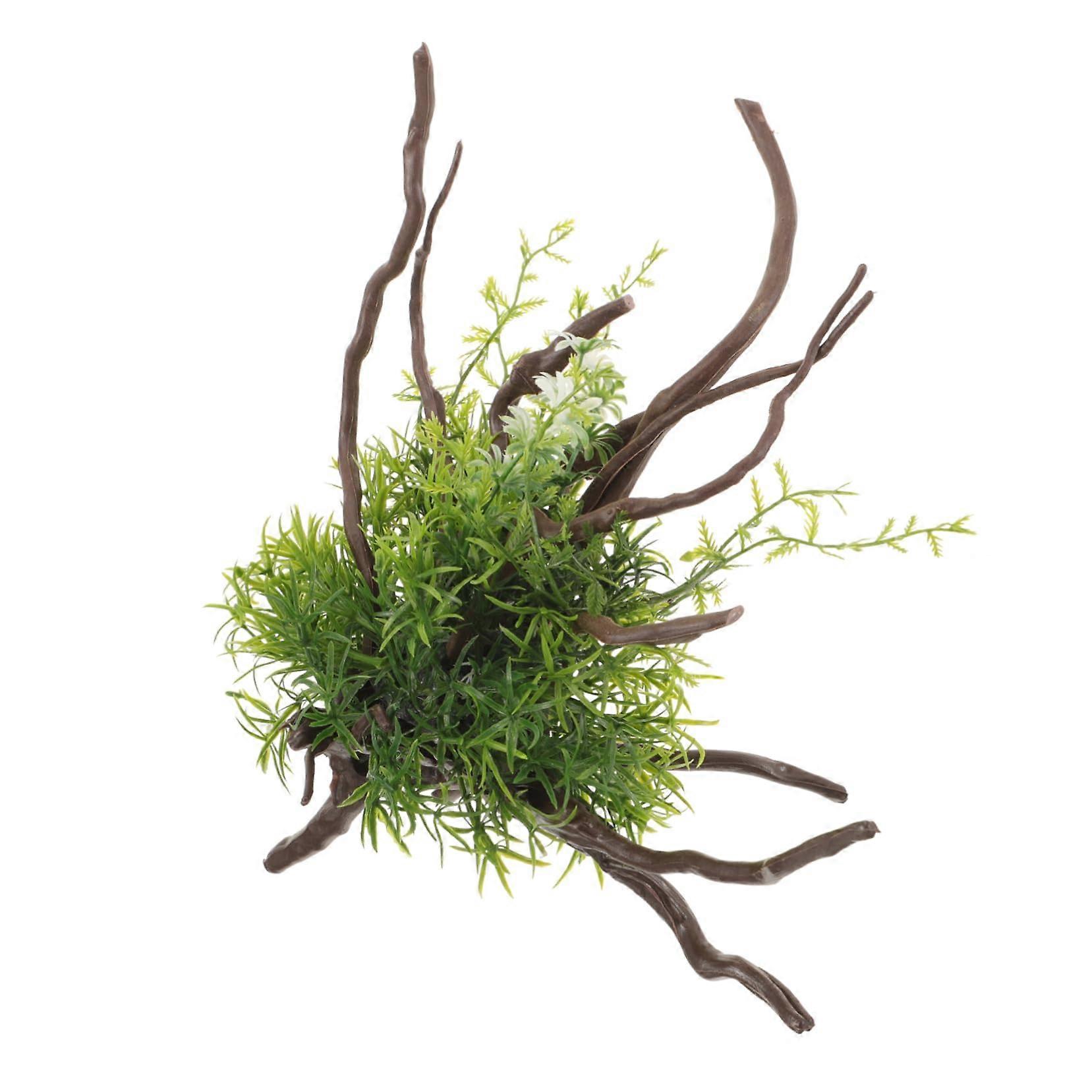 Artificial Plants for Aquariums  Made of Durable Resin for Fish Tanks and Aquascaping, Provides a Natural Look and is Easy to Maintain.