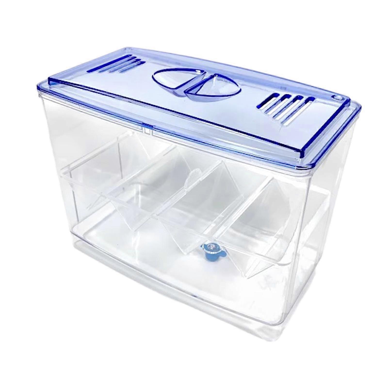 Robust square breeding tank for various fish species