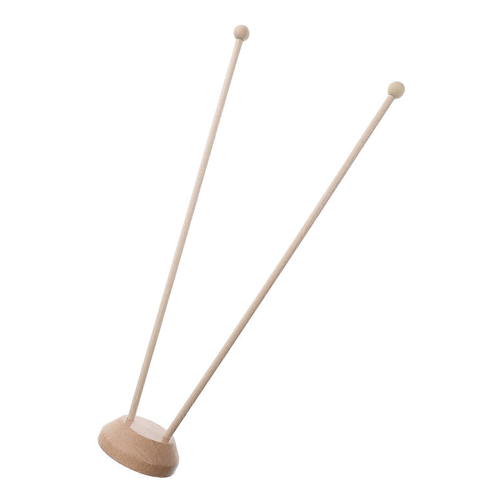 Here's a refined and professional product description for your **Desk Flag Stand with Stable Wooden Base for Two Flags**:

 

**Elegant Desk Flag